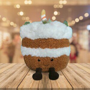 LIMITED EDITION Jellycat Chicago Nordstrom Edition Carrot Cake NWT in Box